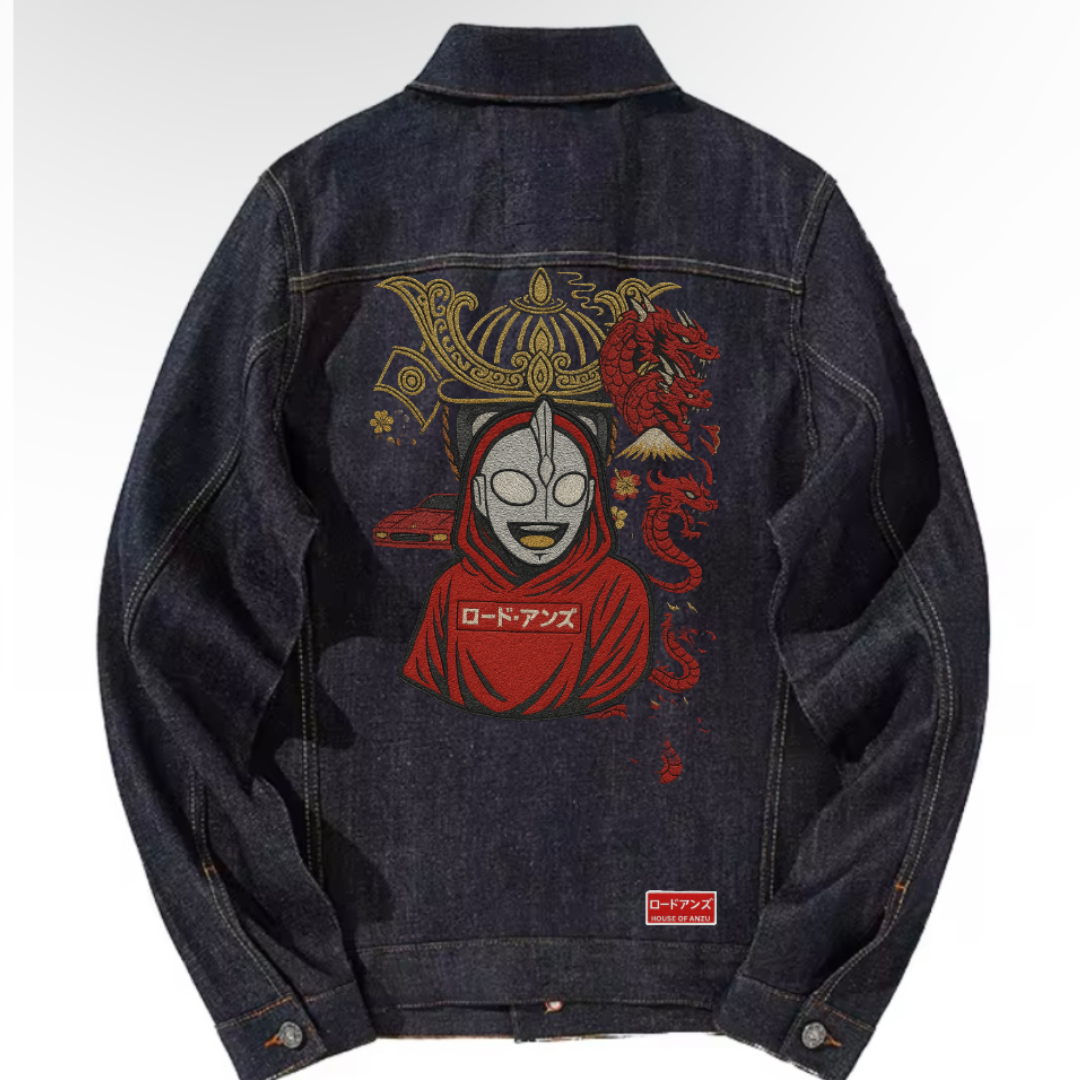 .HOUE OF ANZU 🥷 Salvaged Japanese Denim (Kaiju Edition)