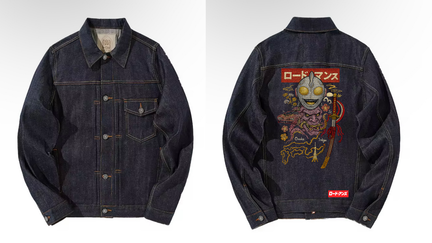 .HOUE OF ANZU 🥷 Salvaged Japanese Denim (Kaiju Edition)