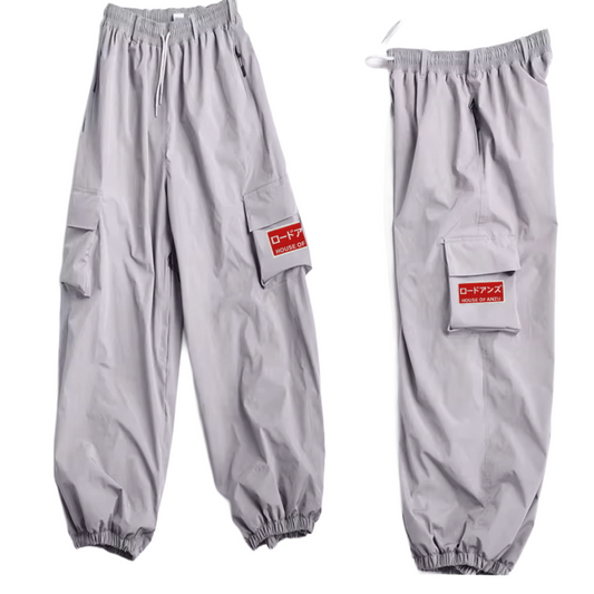House of Anzu  Track Pants – Steel Grey Edition